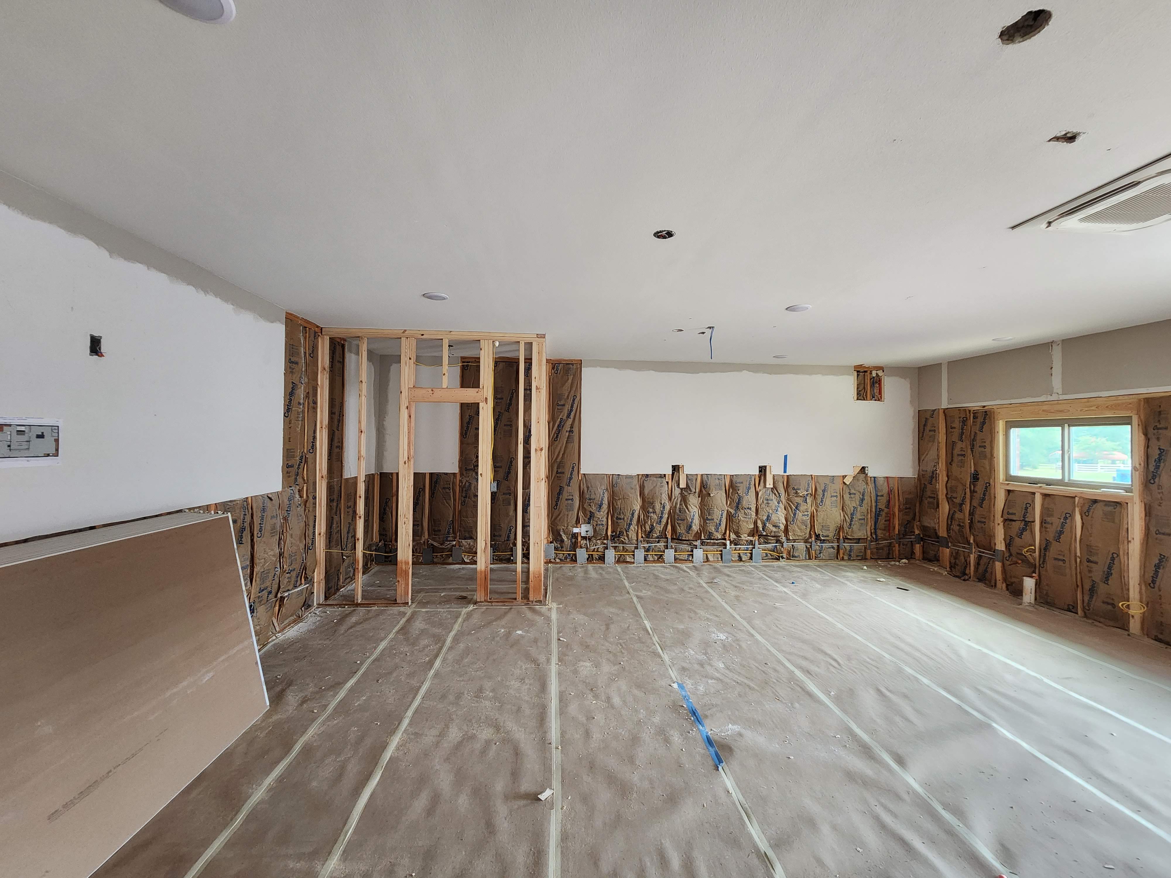 Drywall repair and installation